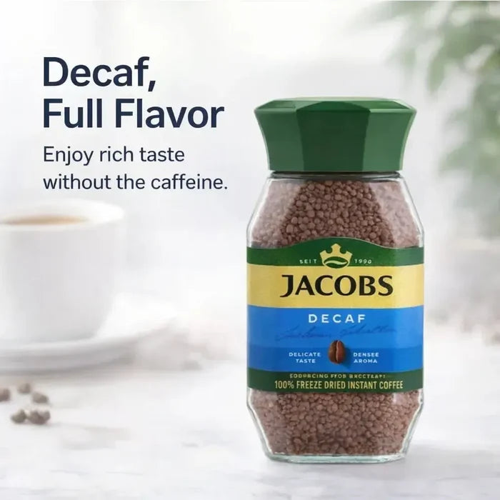 Jacobs Kronung Instant Coffee (Decaf) - 200g Facebook Ad
