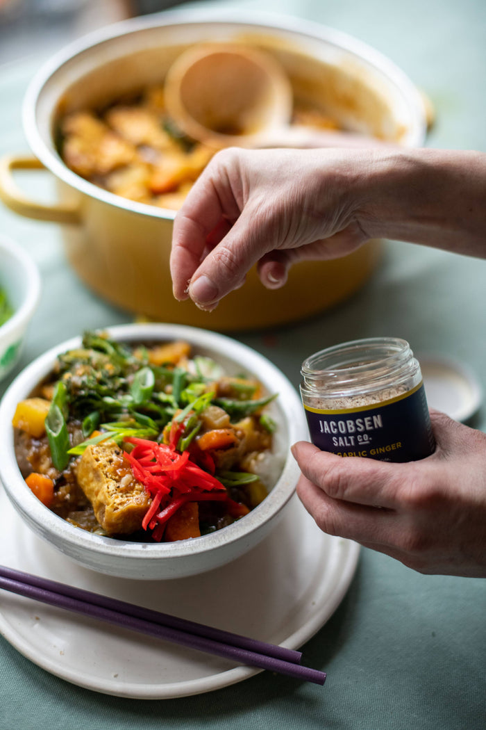 Jacobsen Salt Co. - Black Garlic Ginger Salt - Infused Sea Salt