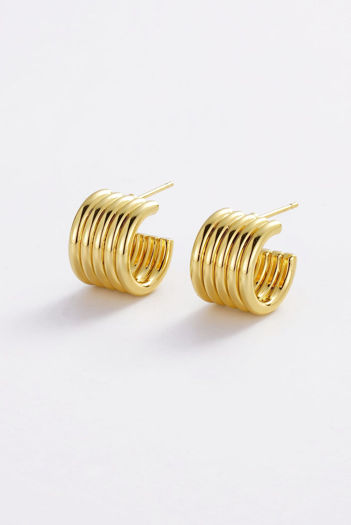 Jade Hoop - Gold