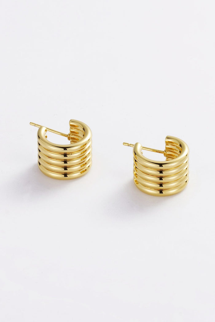 Jade Hoop - Gold