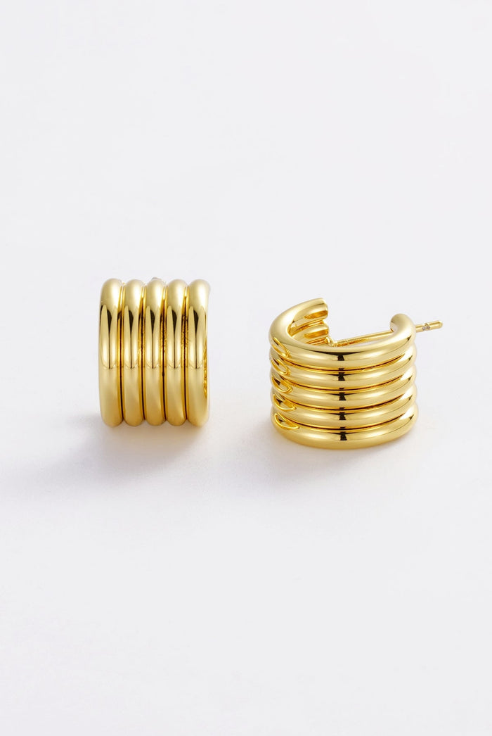 Jade Hoop - Gold
