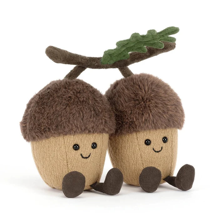 Jellycat Amuseables Ort & Tum Acorns | Plush Acorn Pair