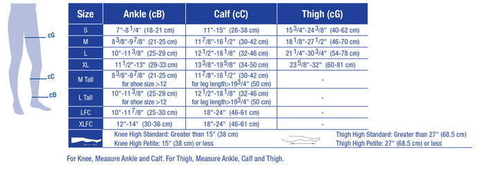 JOBST® For Men Thigh High 15-20mmHg