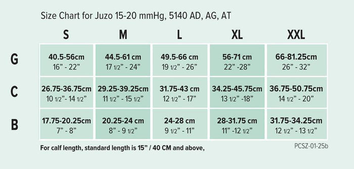 Juzo Attractive Thigh High with Silicone Band 15-20mmHg - Compression Level: Moderate 15-20 MmHg - Unisex - Leg