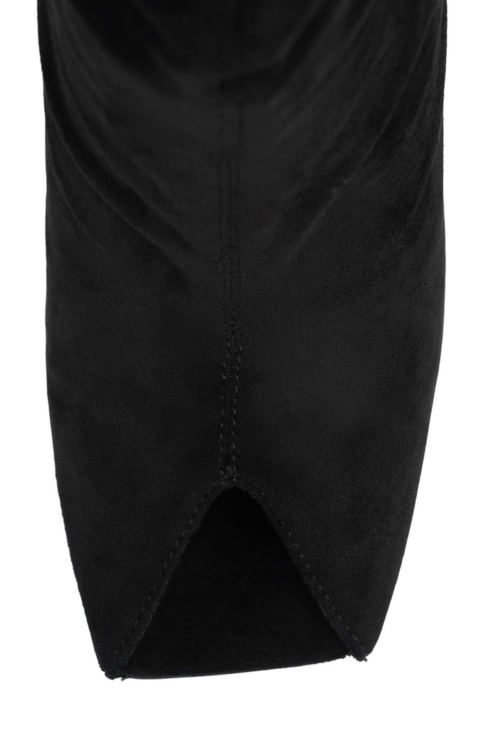 KATI Jeffrey Campbell Wedge Boot Black Suede