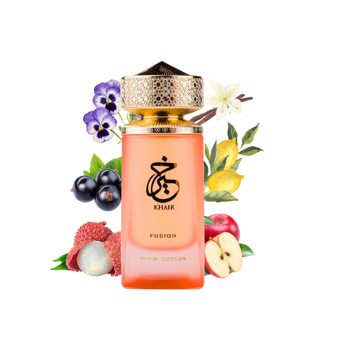 Buy Paris Corner KHAIR FUSION LYCHE - 100ml fruity fragrance perfume