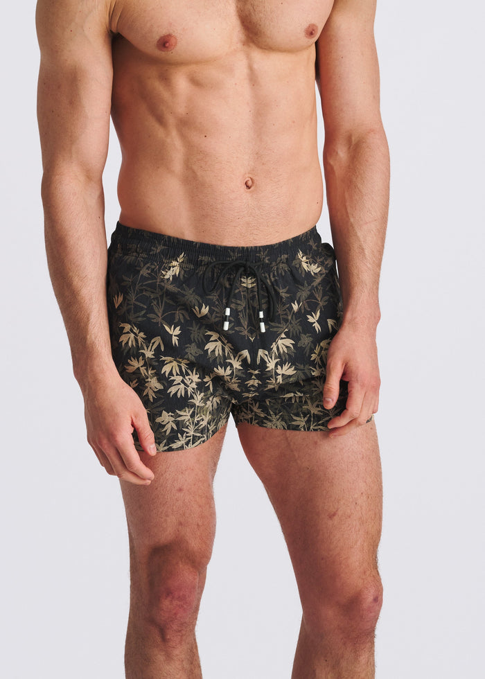 Khaki/Ranger Fauna 2.5"Inseam Printed Swim Shorts W/Mesh Lining Pm-6002-74