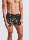 Khaki/Ranger Fauna 2.5"Inseam Printed Swim Shorts W/Mesh Lining Pm-6002-74