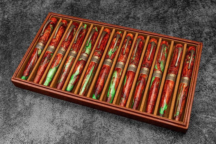 Kilk & Galen SE Celestial Fountain Pen - Copper Patina