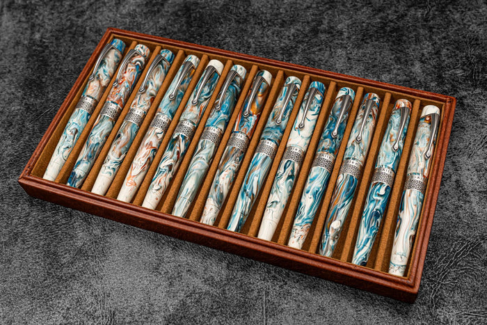 Kilk & Galen SE Celestial Fountain Pen - Tiger Lily Koi