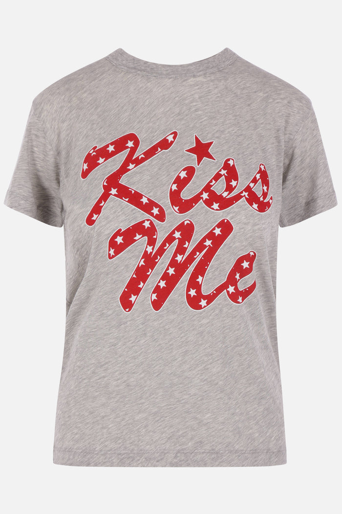 Kiss Me t-shirt in cotton