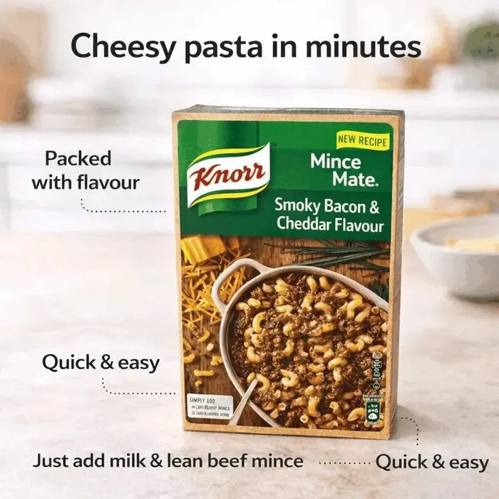 Knorr Mince Mate Smokey Bacon and Cheddar - 250g Facebook Ad