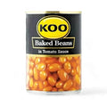 Koo Baked Beans in tomato sauce 410g can-shaped container