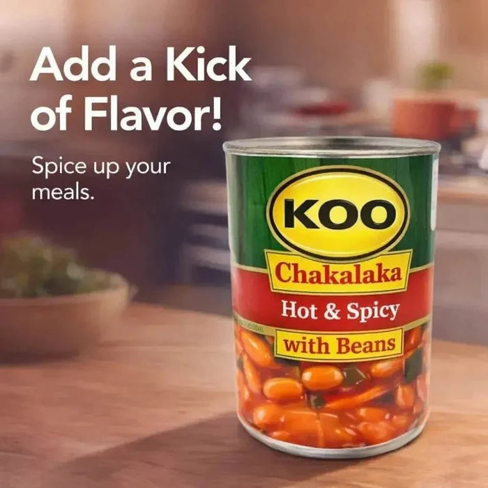 Koo Chakalaka with Beans (Hot & Spicy) - 410g Facebook Ad