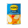 Koo Fruit Salad in Syrup 410g can with mixed fruit pieces including guavas