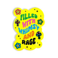 Krystan Saint Cat 'Filled with Whimsy and Rage' Vinyl Sticker
