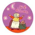 Krystan Saint Cat 'Girl Dinner' Vinyl Sticker