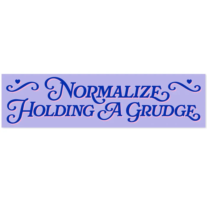 Krystan Saint Cat 'Normalize Holding A Grudge' Vinyl Sticker