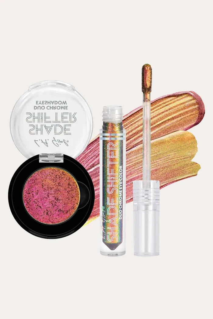 L.A. GIRL DUO CHROME EYESHADOW - LIQUID & POWDER L.A. GIRL