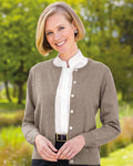 Merino Short Cardigan - Tawny - Country Collection