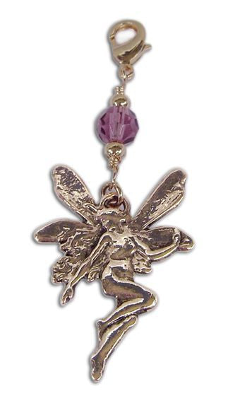 Large Gold Fairy Charm – Elegant Hair Accessory front view
