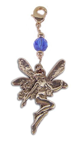 Large Gold Fairy Charm – Elegant Hair Accessory front view