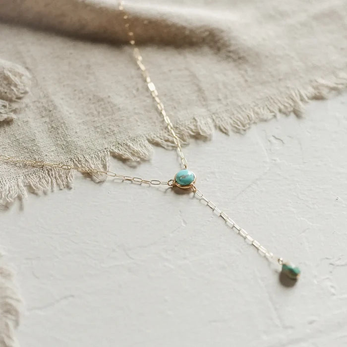 Lariat Turquoise Necklace