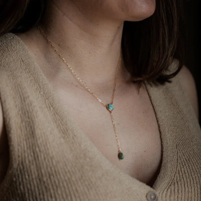 Lariat Turquoise Necklace