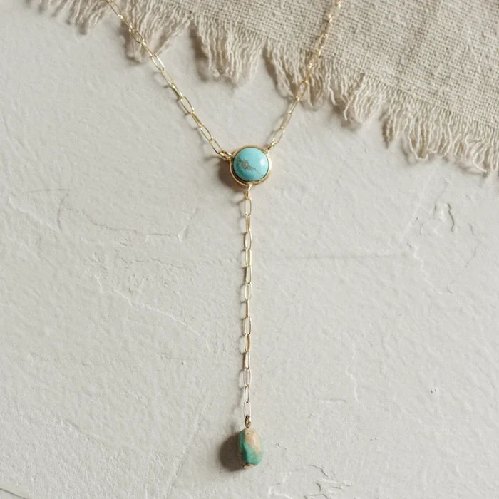 Lariat Turquoise Necklace