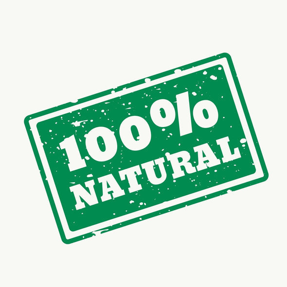 100 % natural logo