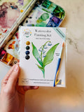 Lily of the Valley Watercolor Kit | May Birth Month Flower