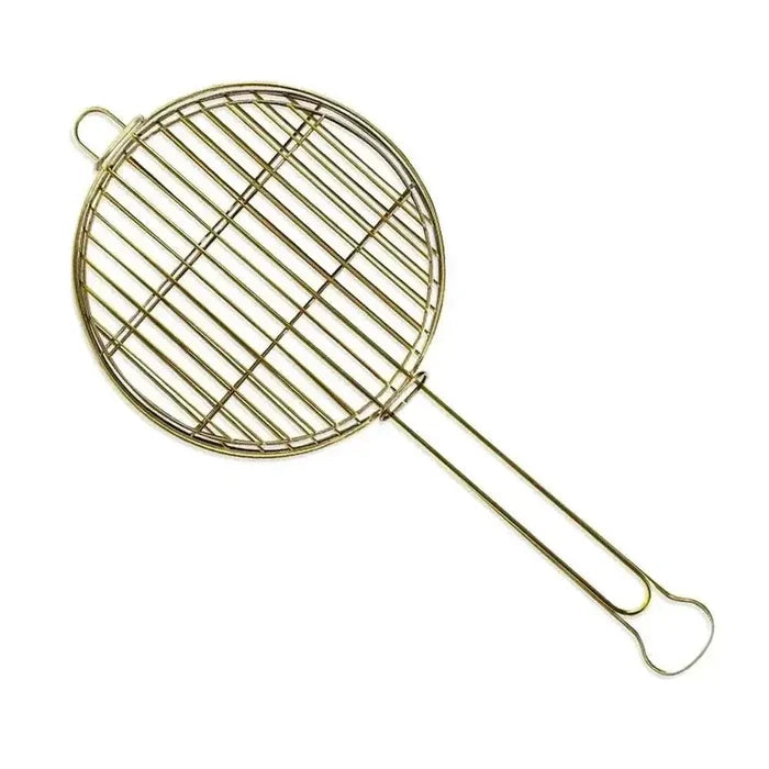 LK's Mild Steel Grid 310mm with 20mm edge for secure boerewors cooking durable corrosion-resistant steel
