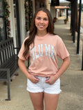 Lulu Mac Camo Tee PEACHY
