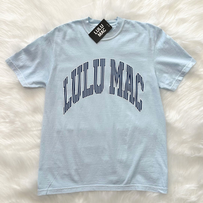 Lulu Mac Stripe Tee CHAMBRAY