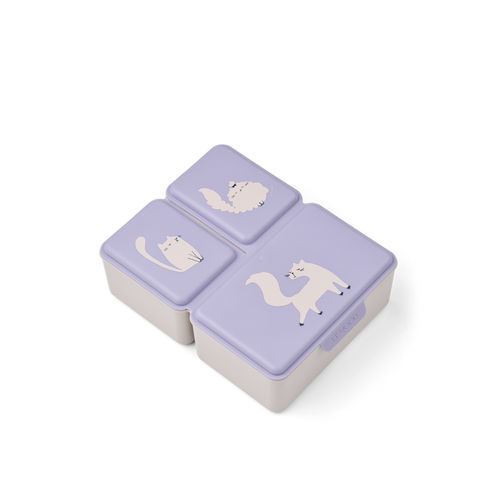 Liewood - Lunch Box - Driss - Cat/Warm Lilac