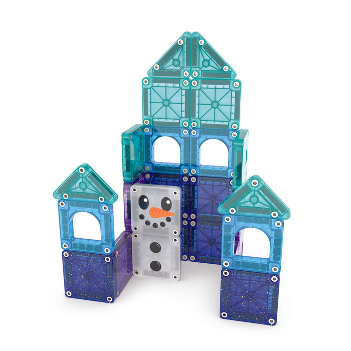 Magna-Tiles microMAGS 26-Piece Winter Wonder Travel Set
