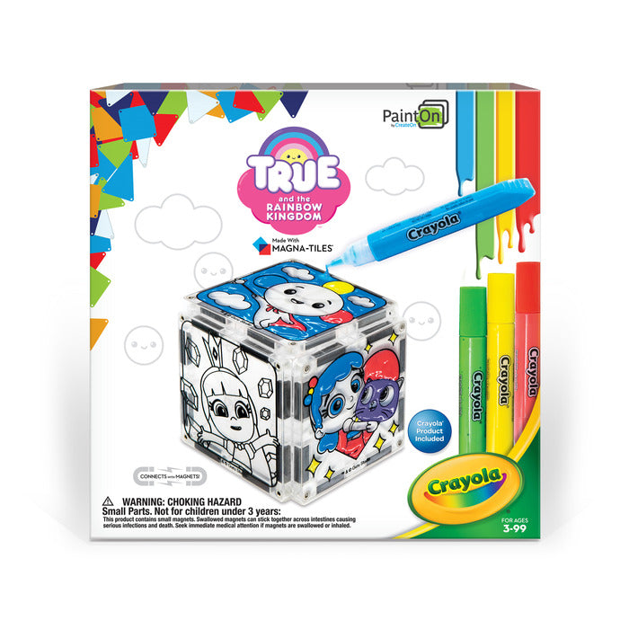 Magna-Tiles PaintOn True and the Rainbow Kingdom 12-Piece Set