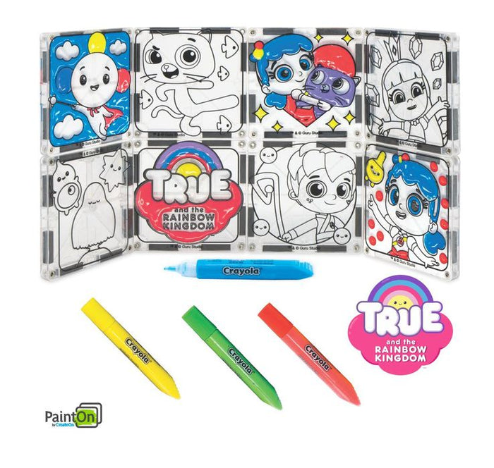 Magna-Tiles PaintOn True and the Rainbow Kingdom 12-Piece Set