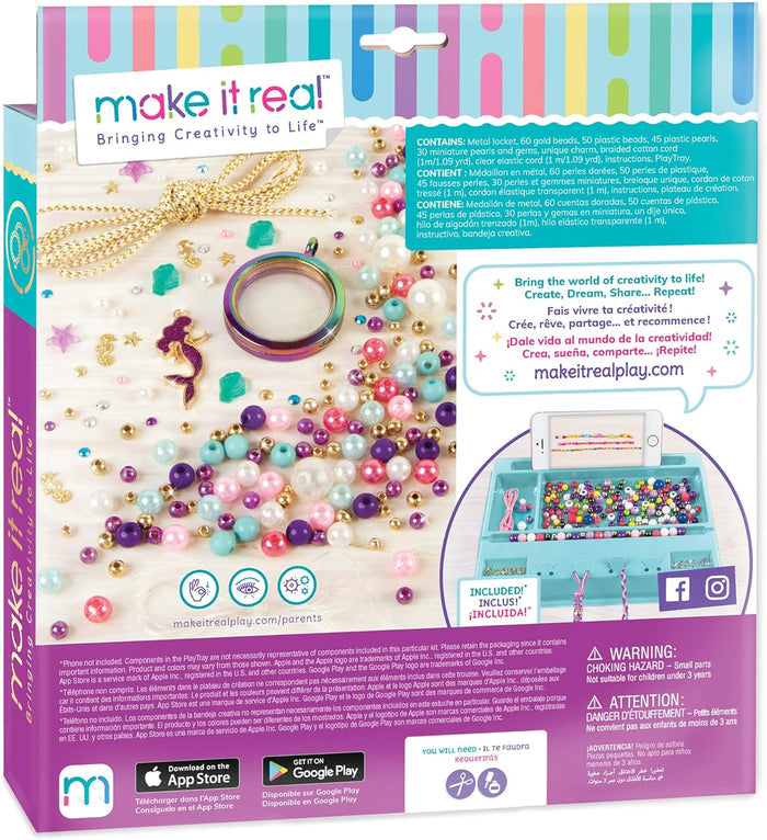 Make It Real Mermaid Treasure Jewelry Kit 145 Pce