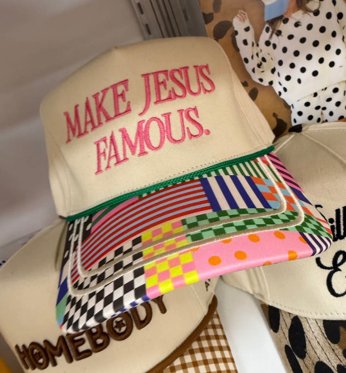 Make Jesus Famous Bright Hat