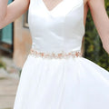 Wedding Accessories - Bohemian Rose Gold Bridal Belt/Sash