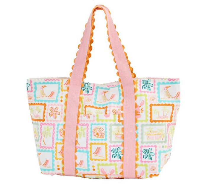 Mary Square Monaco Tote Happy Place