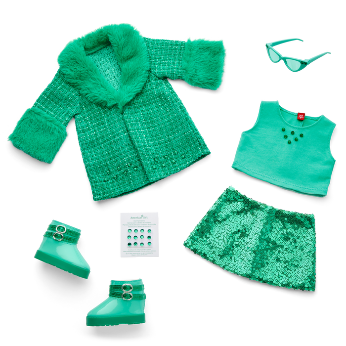 May Emerald Icon Outfit for 18-inch Dolls
