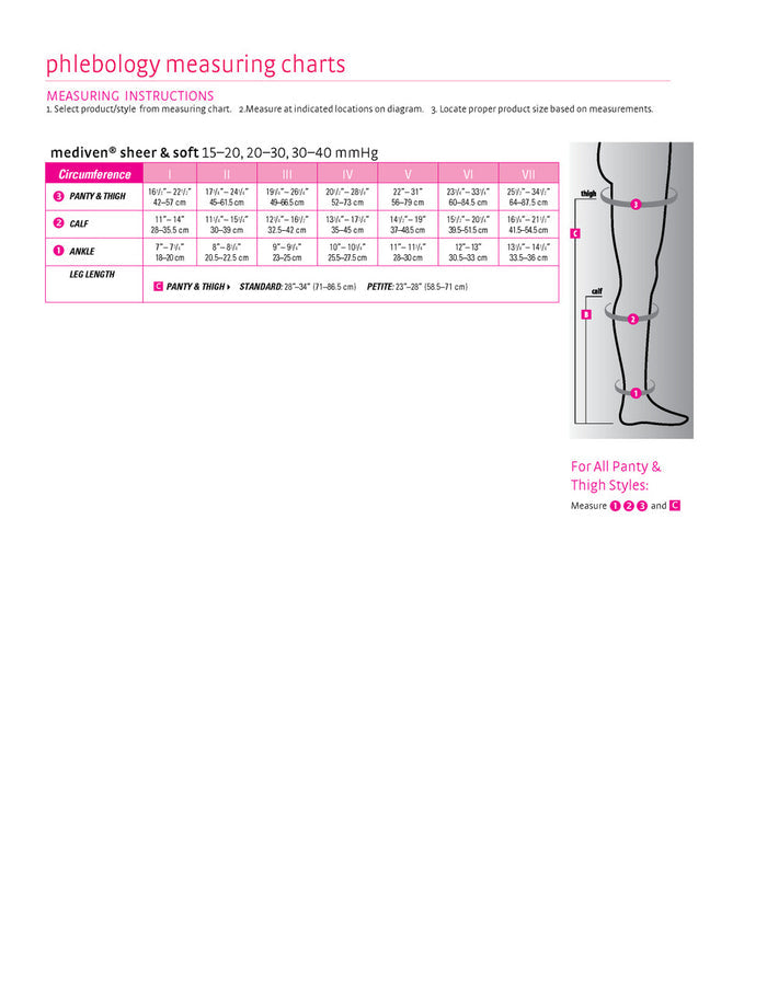 Medi Sheer & Soft Pantyhose 15-20mmHg - Compression Level: Moderate 15-20 MmHg - Female - Leg