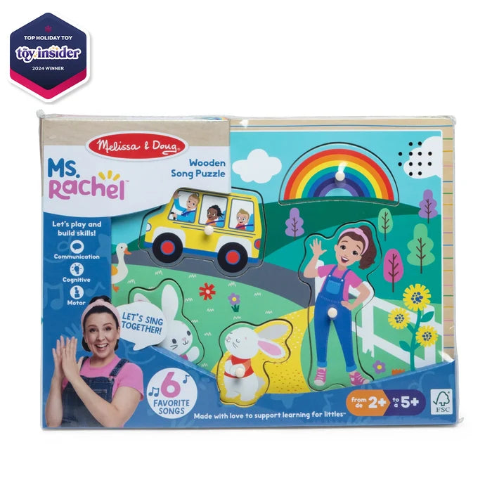 Melissa & Doug Ms. Rachel Wooden Song Puzzle