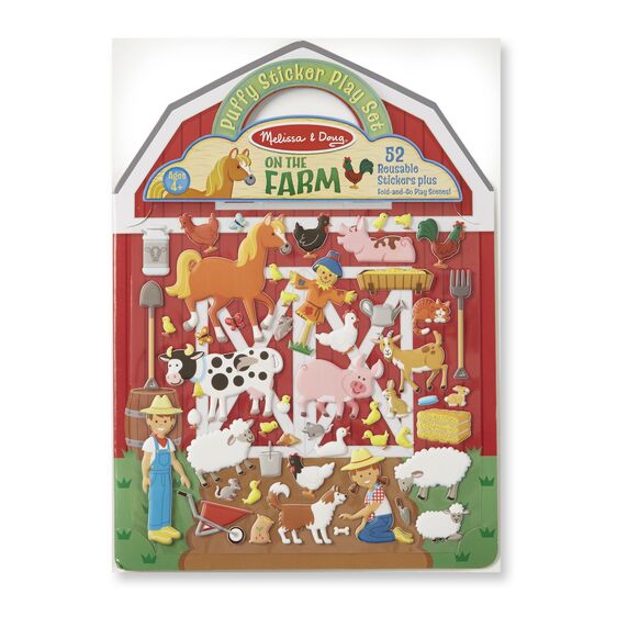 Melissa & Doug Puffy Sticker Play Set - On the Farm