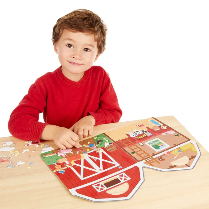 Melissa & Doug Puffy Sticker Play Set - On the Farm