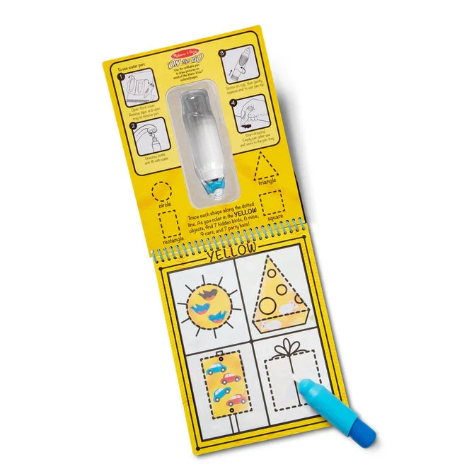 Melissa & Doug Water WOW! Water Reveal Pad - Colors and Shapes