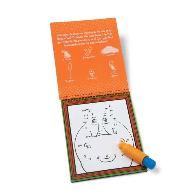 Melissa & Doug Water WOW! Water Reveal Pad - Safari Connect the Dots