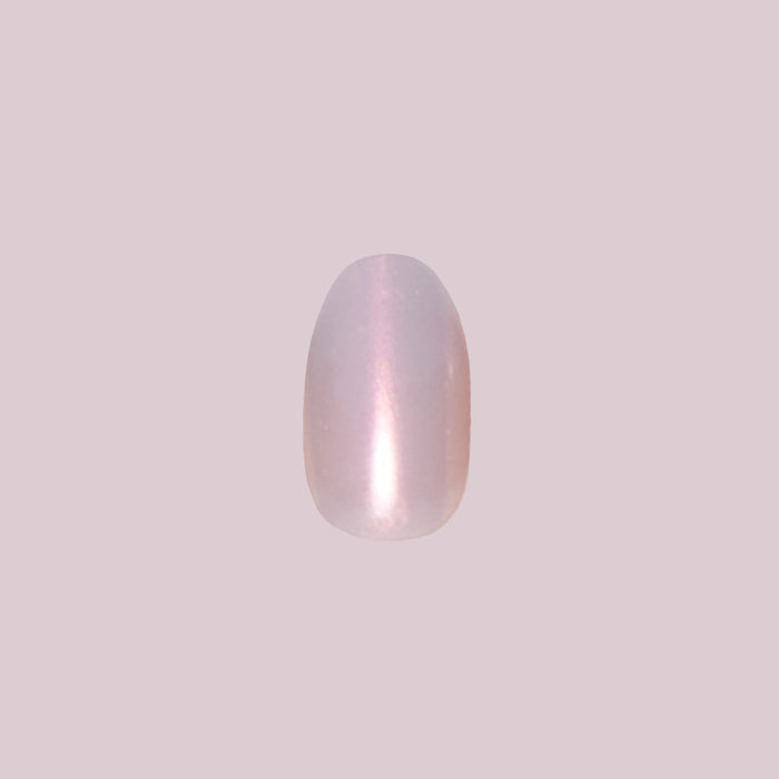Mermaid Hair | Almond | Medium single purple iridescent medium almond false nail for an easy at-home manicure